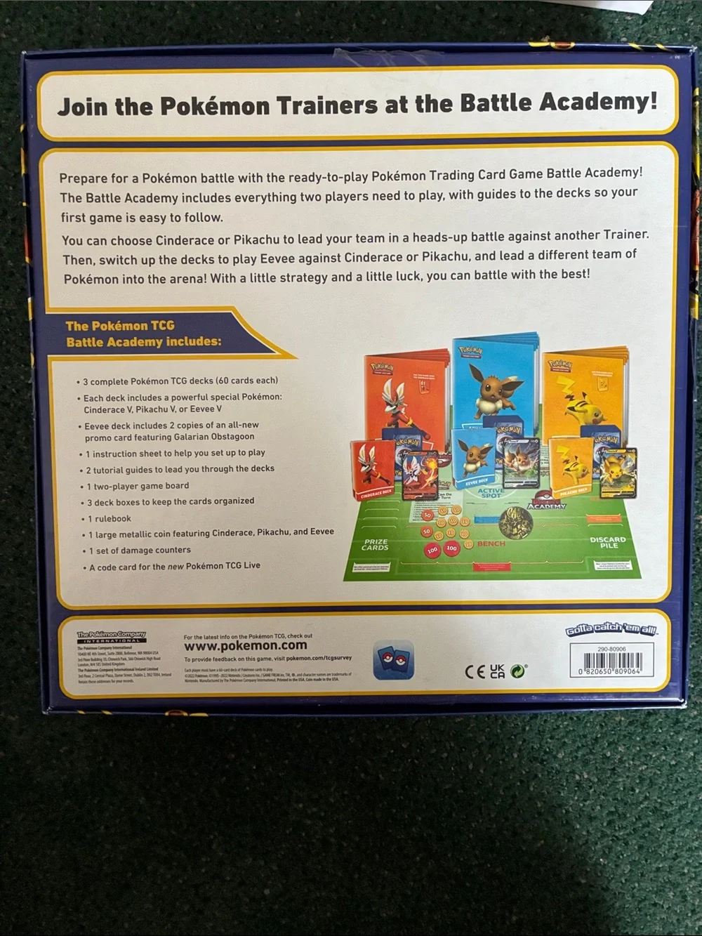 Pokémon Battle Academy Board Game